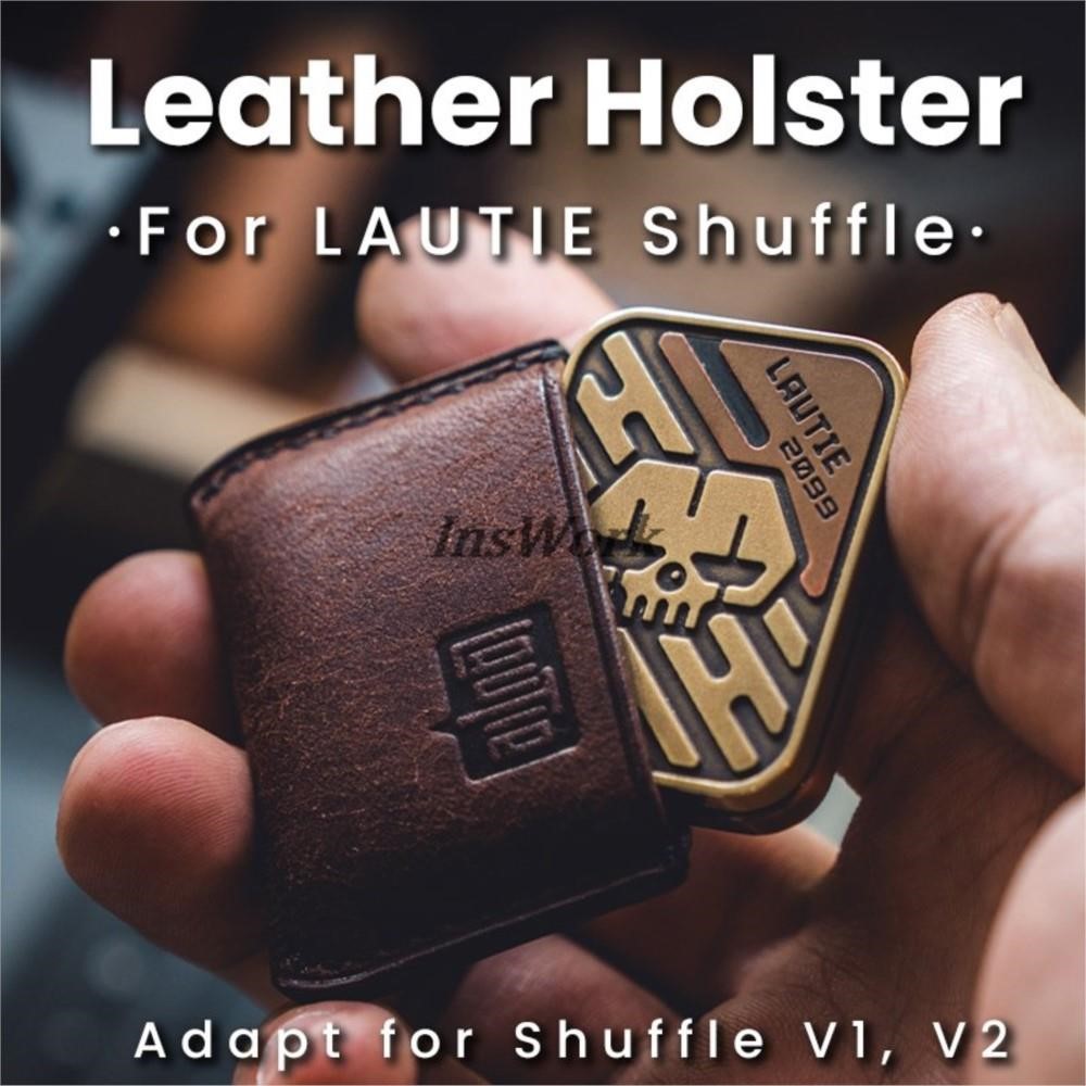 Edc Carry Holster - Lautie edc Leder holster für Shuffle