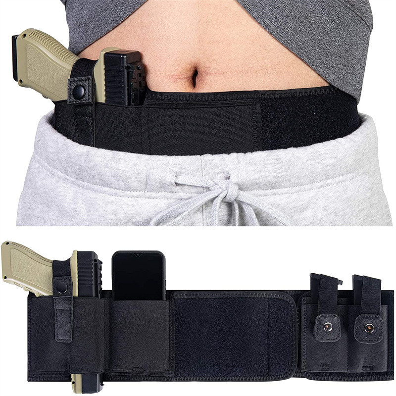 Appendix Carry Edc - Bauchband-Pistolenholster, verdecktes Tragen, Taillenband, Pistolenholster, Tasche,