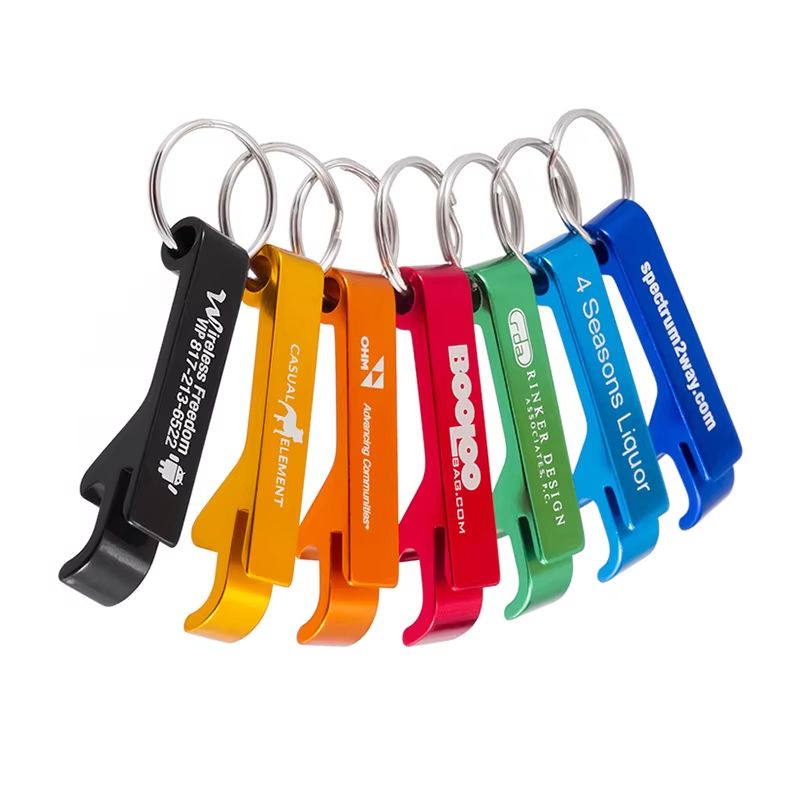 Bottle Opener Keyring - Personalisierter Bierflaschenöffner Schlüsselanhänger Individuell Graviert Hochzeits-Gastgeschenke
